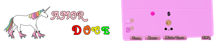 Amor doce Tema:Unicorn Arco-iris