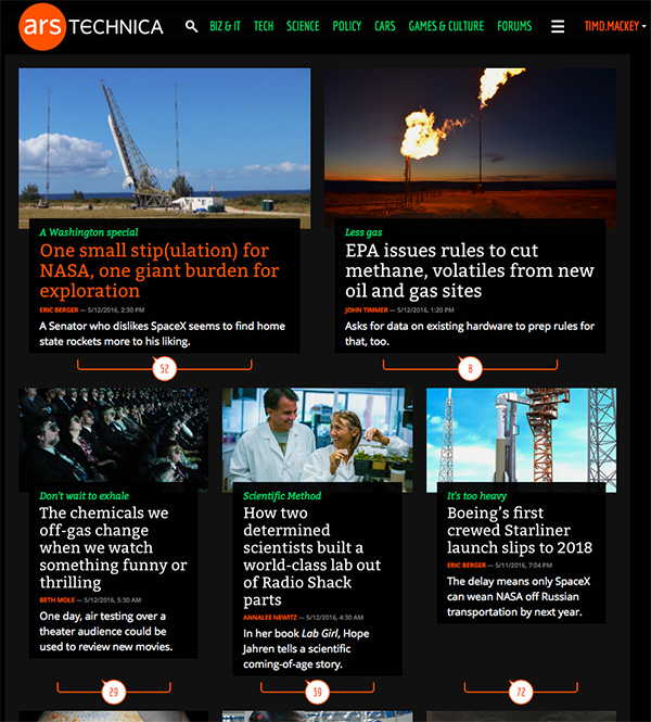 Ars Technica Dark Style