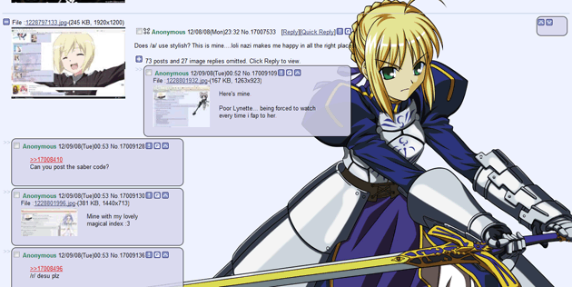 4chan - Saber Style