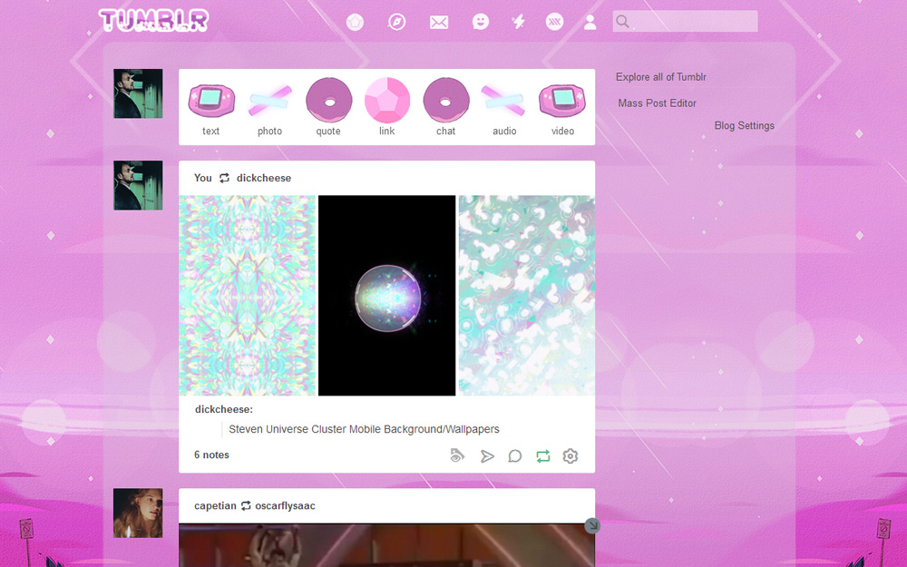 Steven Universe Alone Together Tumblr Dashboard