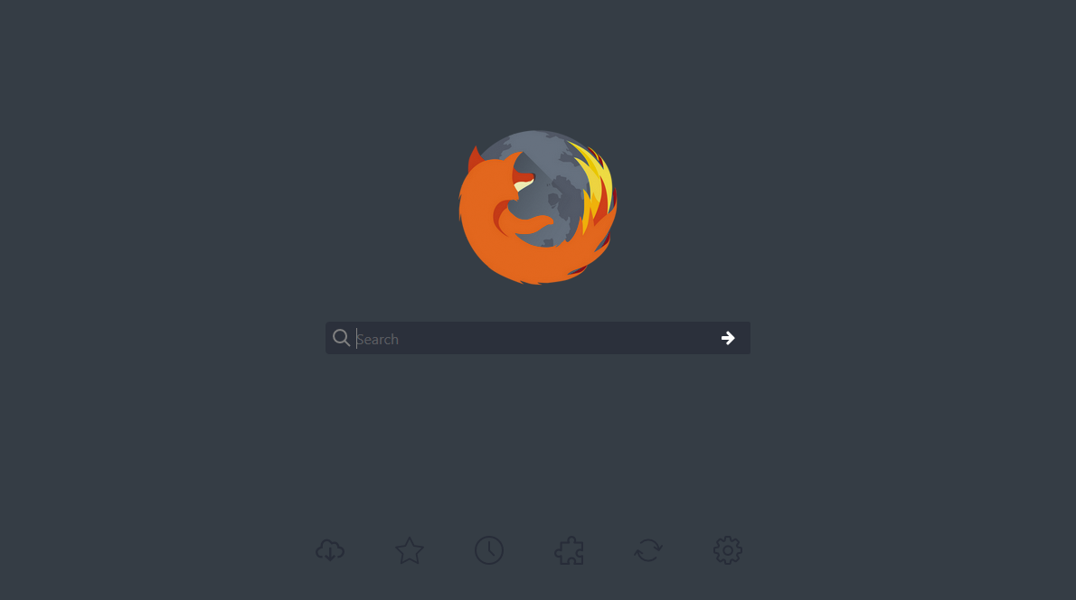 Material Firefox Home Page (FF57+ outdated)