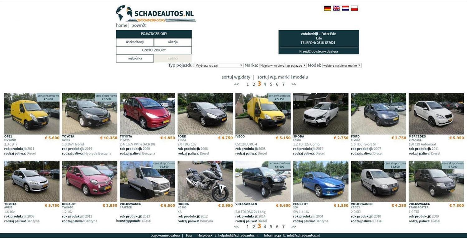 schadeautos.nl minimal
