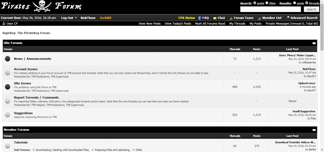Pirates Forum Black