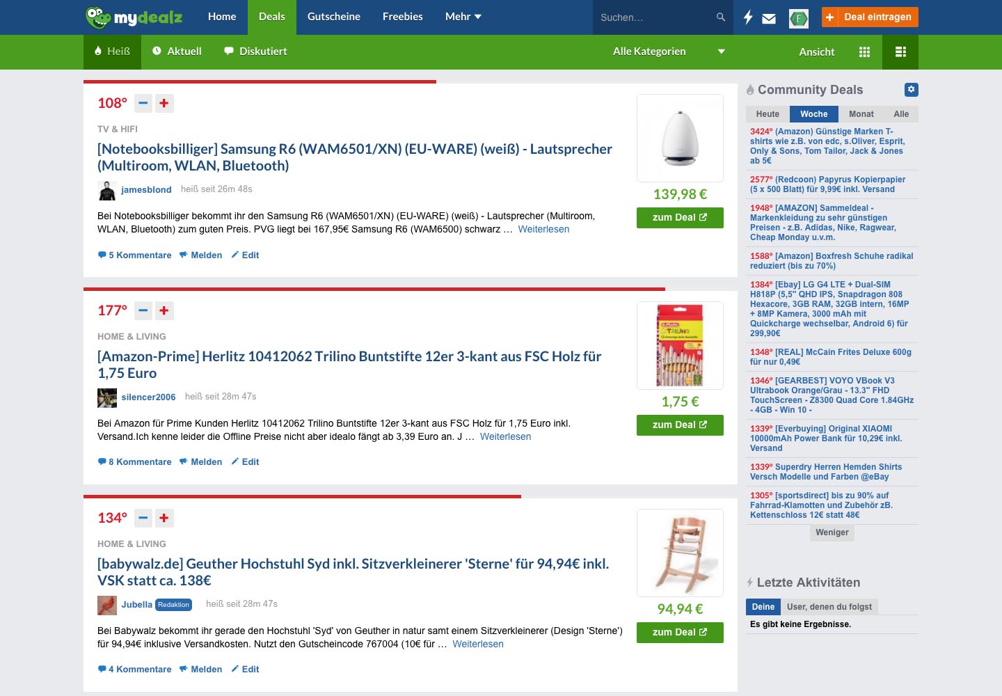 FlatDealZ - mydealz in nicer