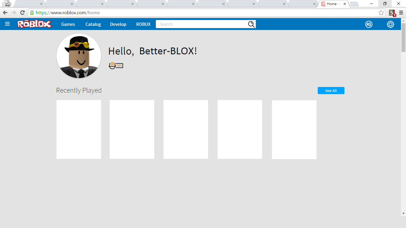 Full Old Roblox Logo
