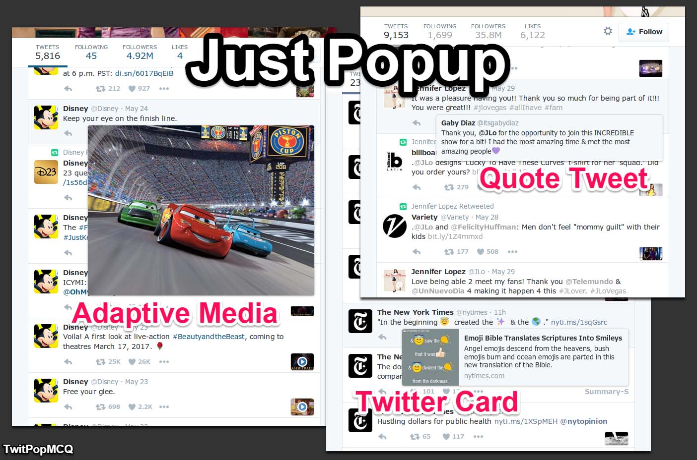 Twitter Just Popups