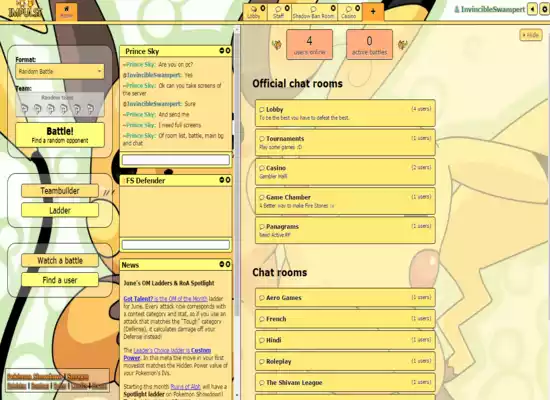 Impulse Yellow Theme - Pokemon Showdown