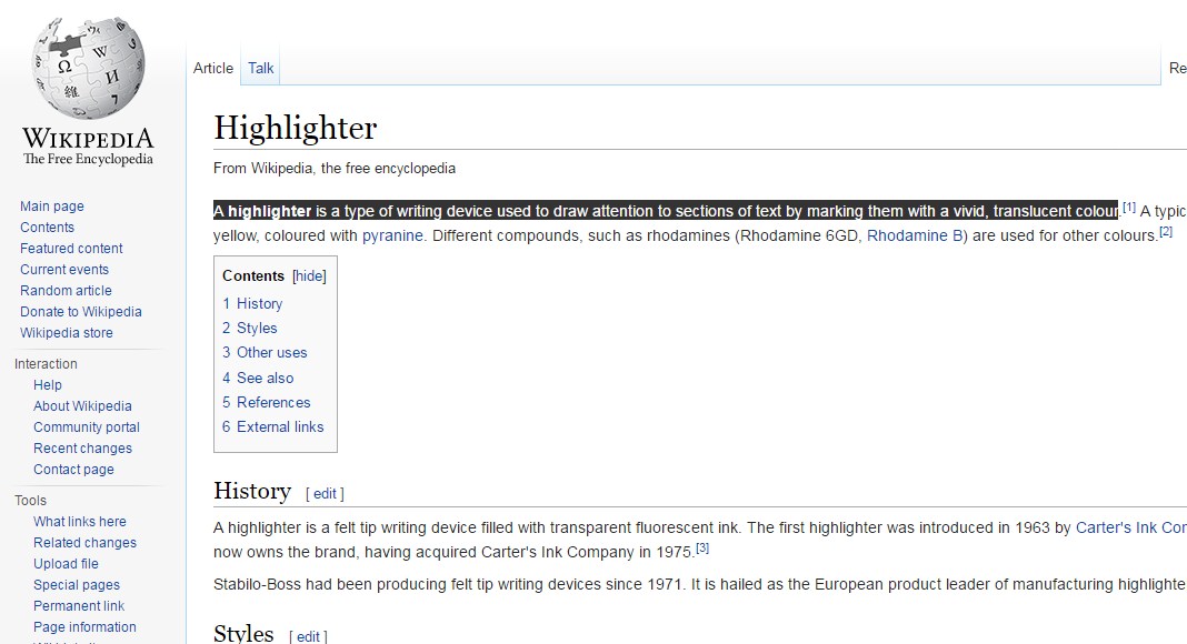 Enable Text Select & Highlight (Global)