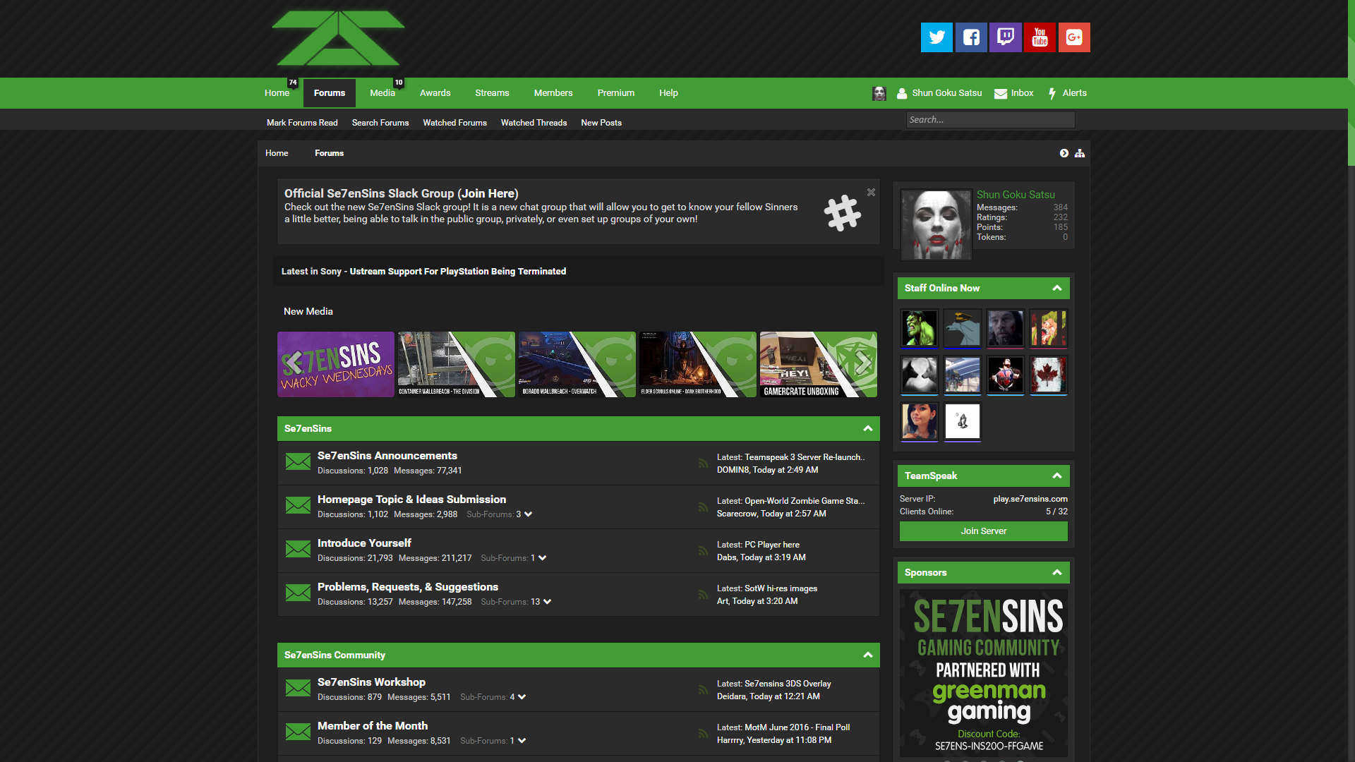 Se7ensins Metroish Theme Green