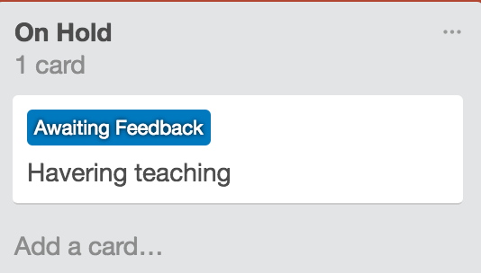 Trello - Tweaks
