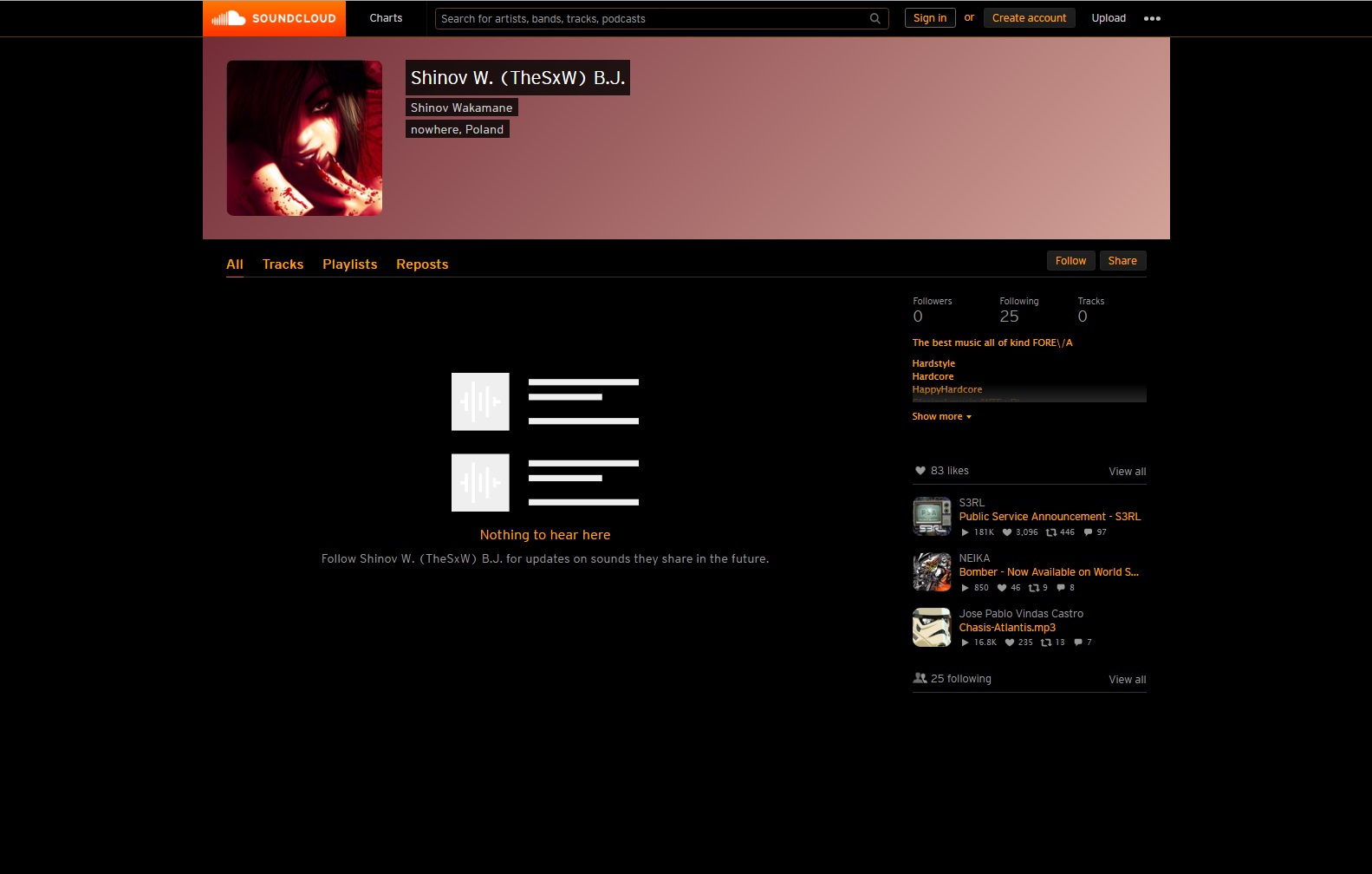 SoundCloud BlackOrange