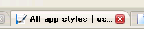 2 Design of Tab (The upper right is round)