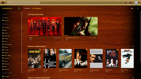 LightWood & Gold - Plex Web App 2.0 & PlexPy