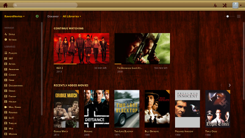 RedWood & Gold - Plex Web App 2.0 & PlexPy