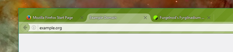 Firefox UI - White Tab Text