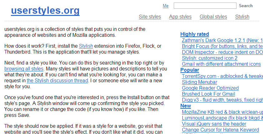 userstyles.org redesign