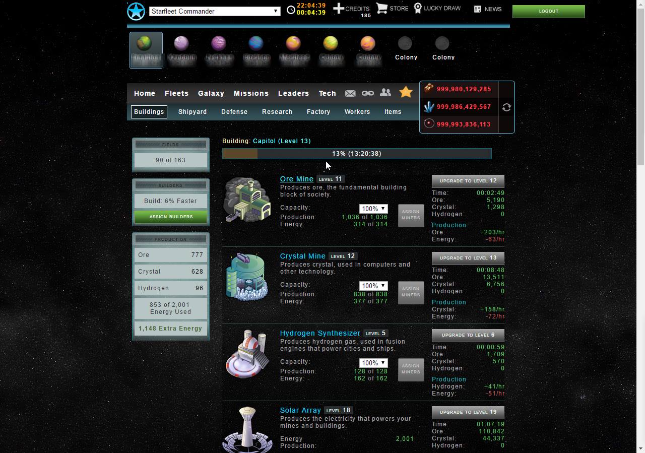 Starfleet Commander done beautiful(new background)