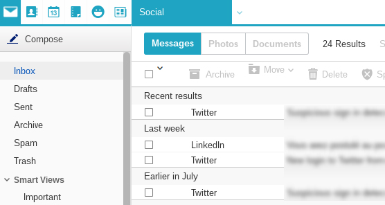 Yahoo! Mail : no ads, clean, minimal, modern