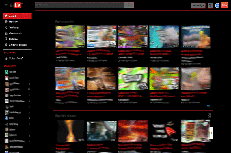 Youtube Black & Red V1