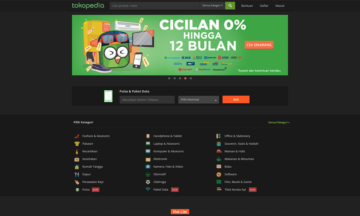 Tokopedia - Dark Version