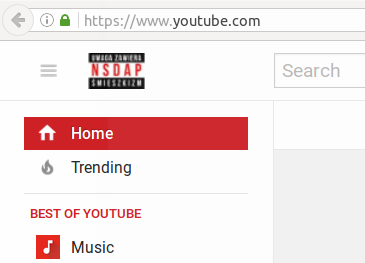 Youtube theme - Niskie Skladki - logo grupy
