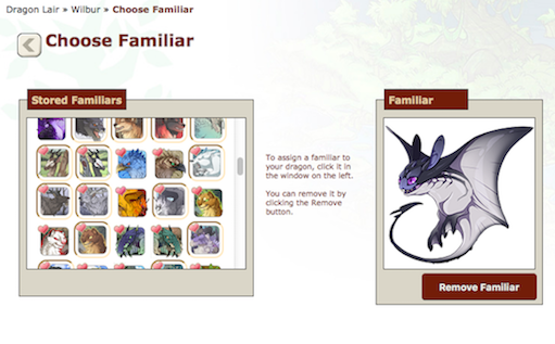 Flight Rising: Show Awakened Familiars