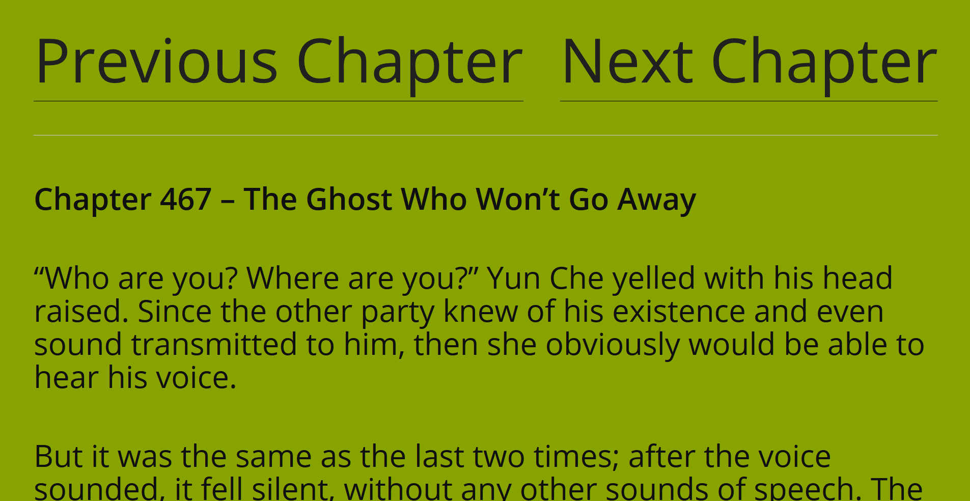 Webnovel Reading mode