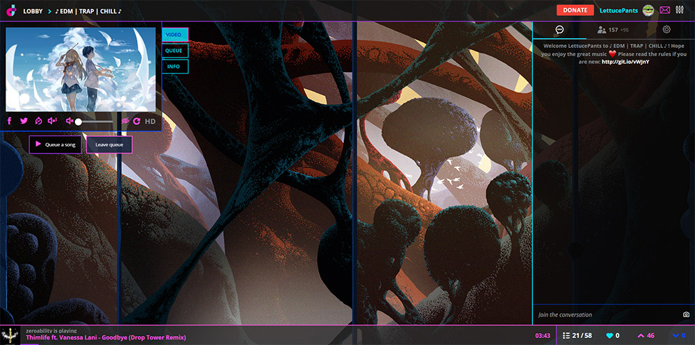 Dubtrack Retro 80s Style - Neon Chrome VHS