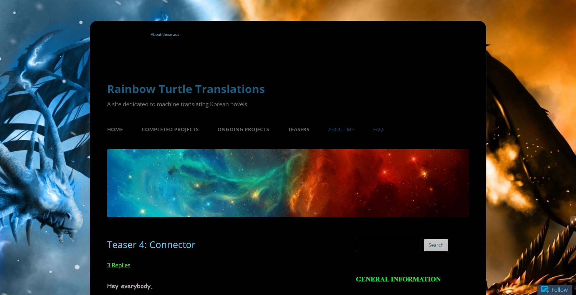 Ark Machine Translations for dark rooms