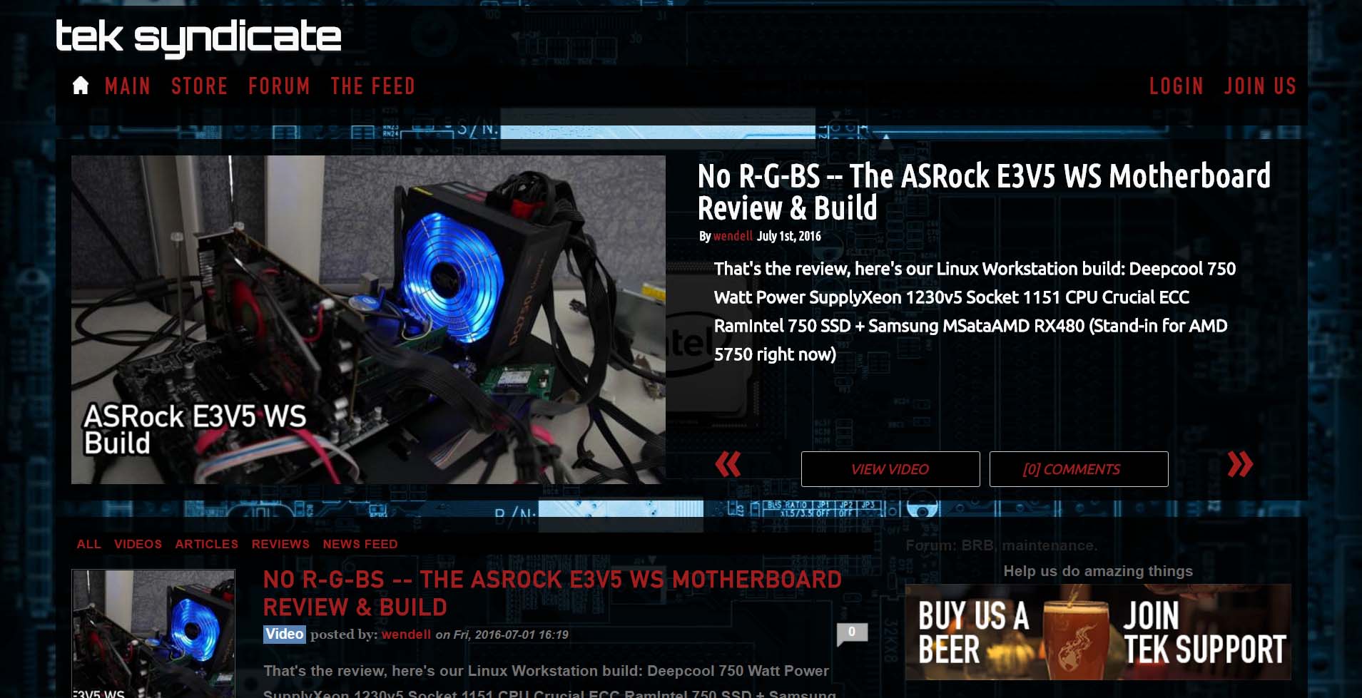 Tek Syndicate for dark rooms