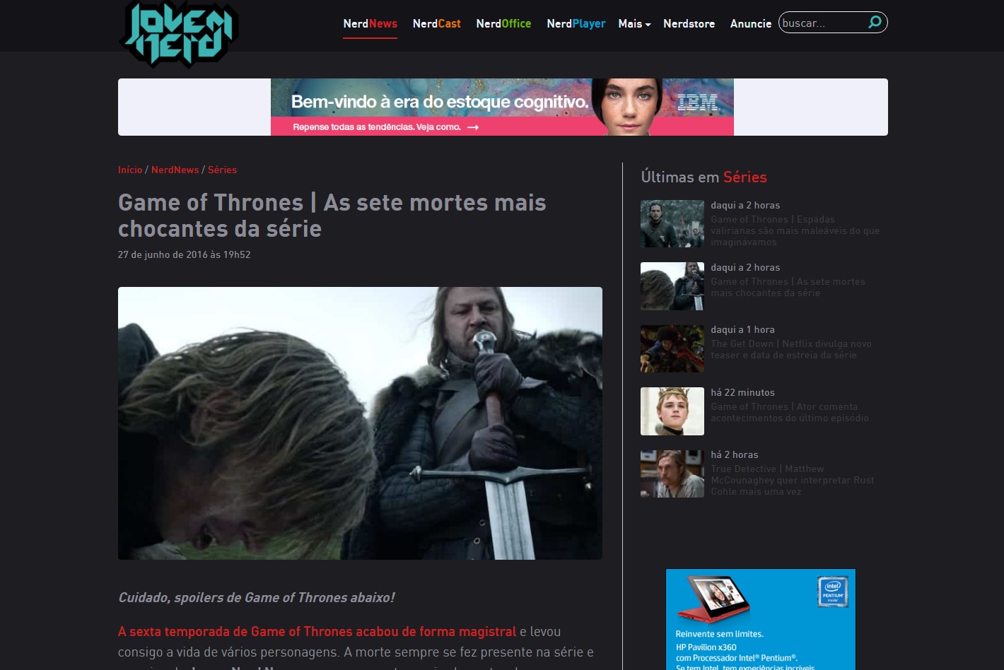 Jovem Nerd - NerdNews escuro