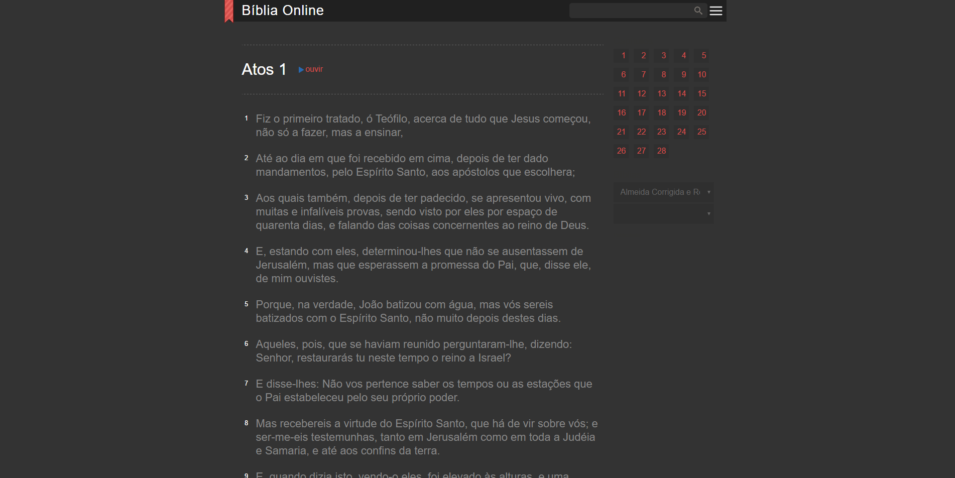 Biblia Online Melhorada - Dark