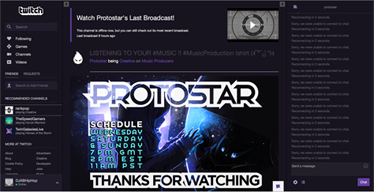 Dark Mode Twitch