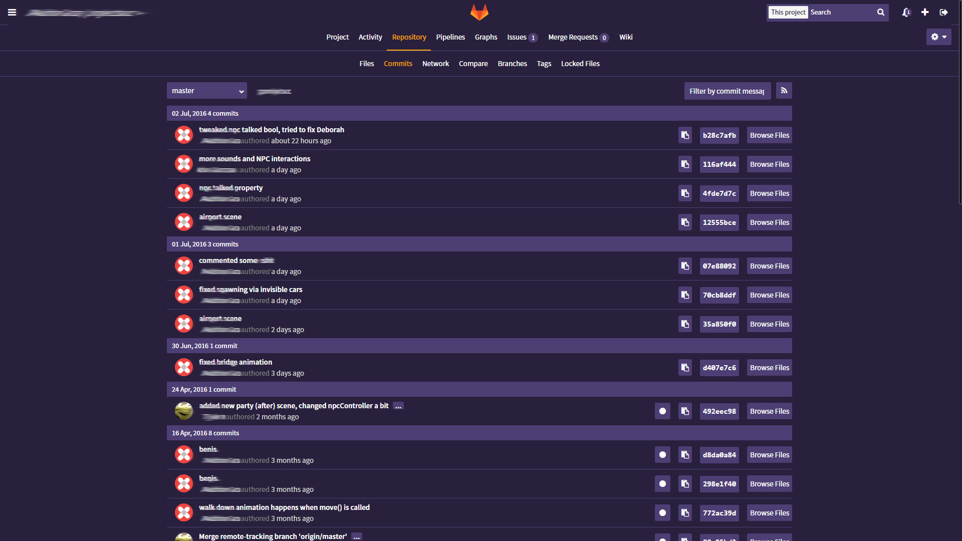 Gitlab Night Purple