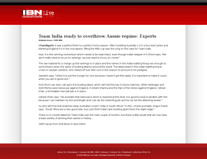 IBNLive News Compact Colored