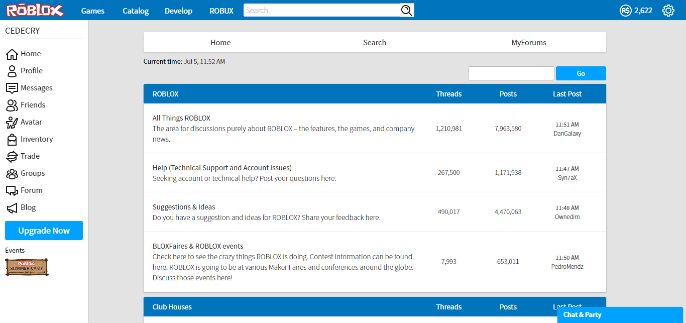 ROBLOX Modern Forum