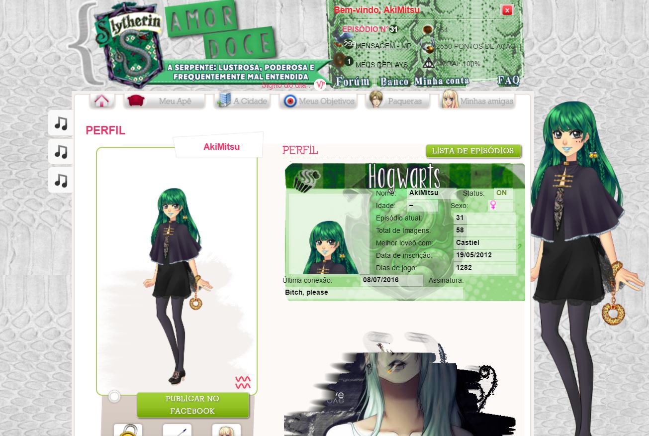 Tema Sonserina/Slytherin - Amor Doce 1#