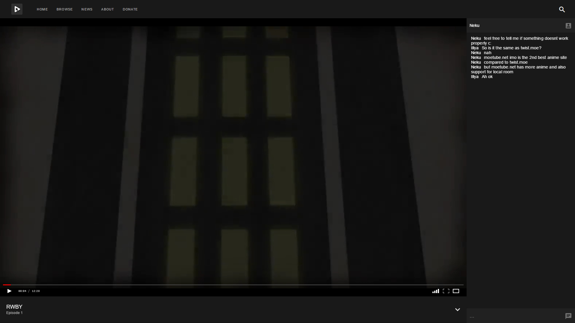 Moetube Local room fix