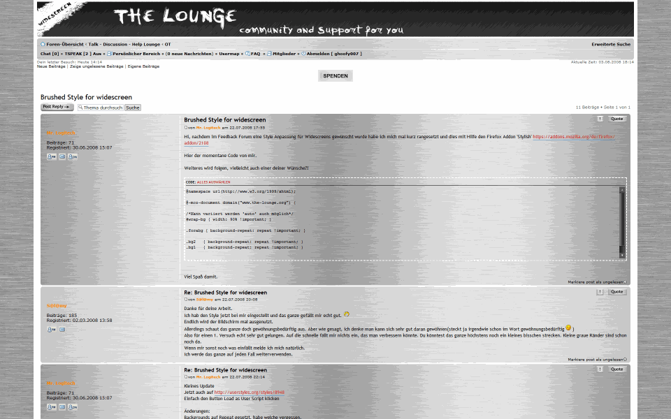 The-Lounge.org Widescreen