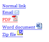 Link Warning