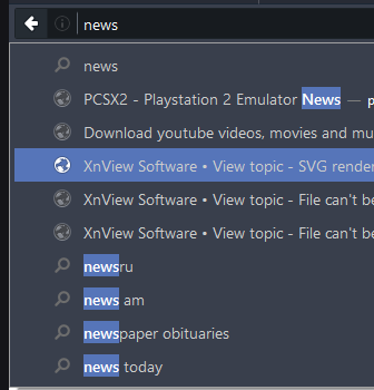 Developer URL-Bar Autocomplete
