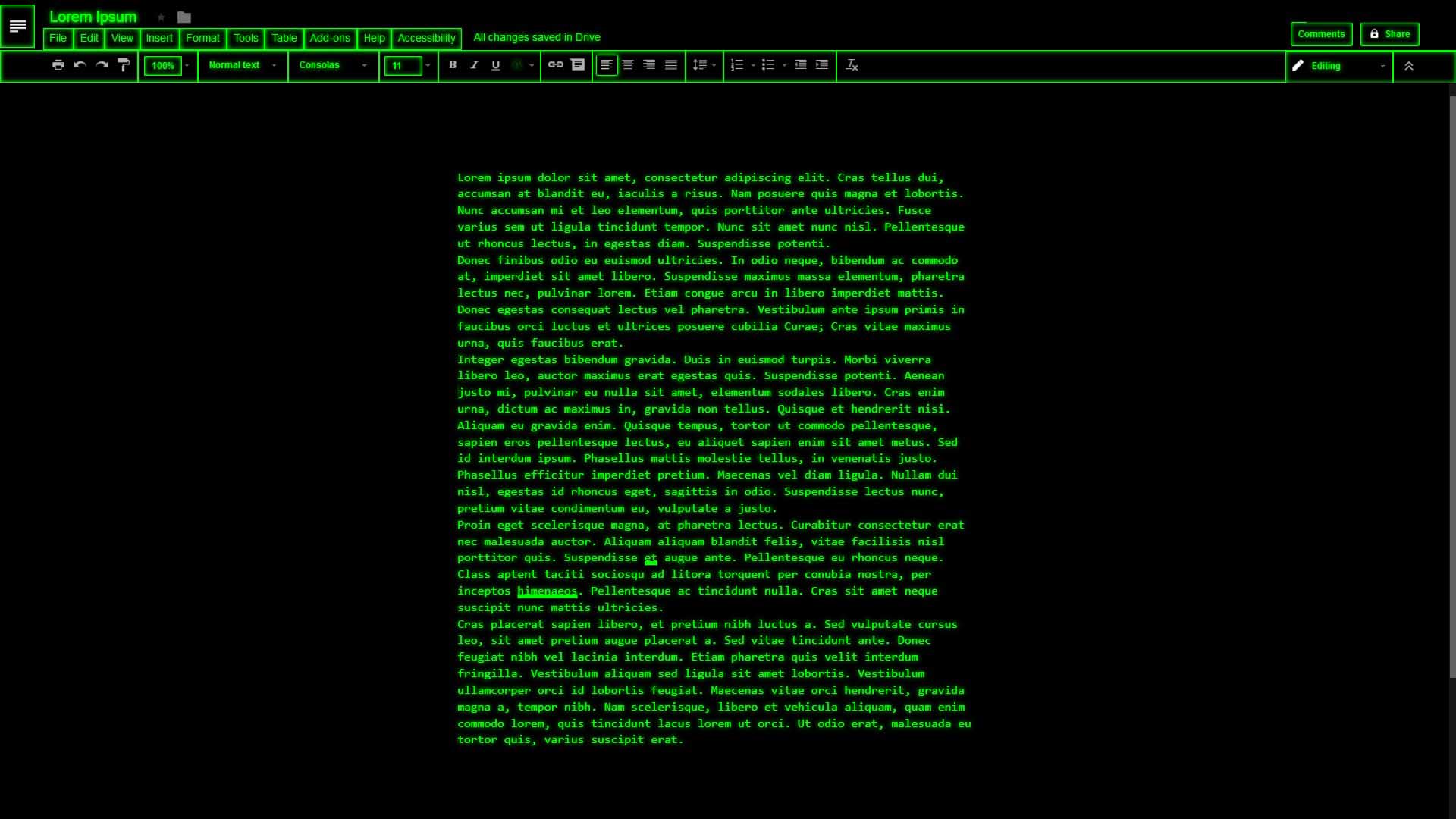 Wordstar - Customizable Theme for Google Docs