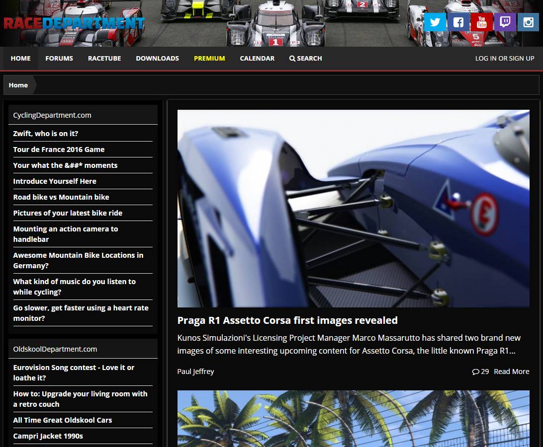 RaceDepartment Dark v0.71