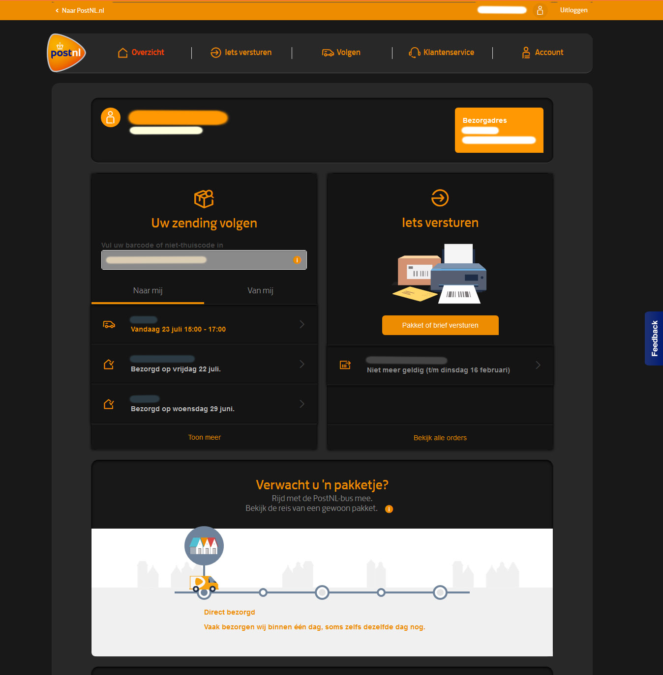 PostNL dark