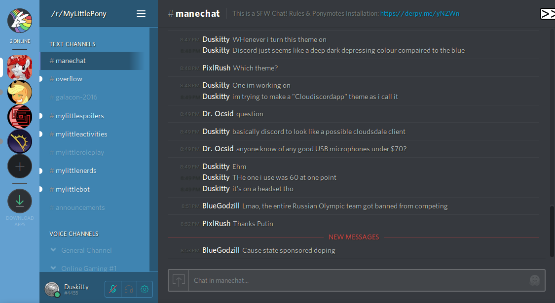 Cloudsdale Discord App (WIP)