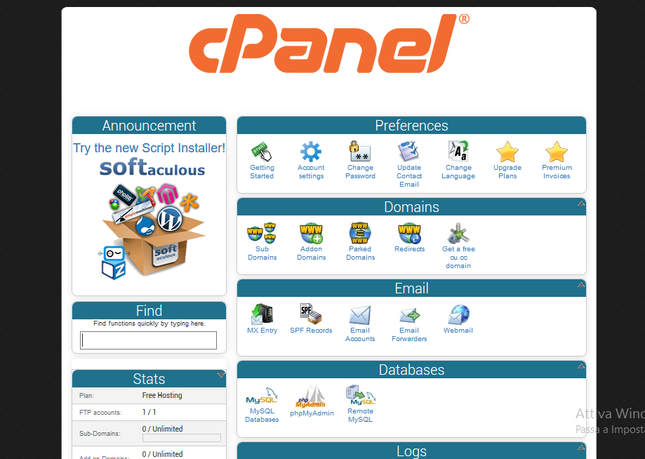 ByetHost cPanel Redesign
