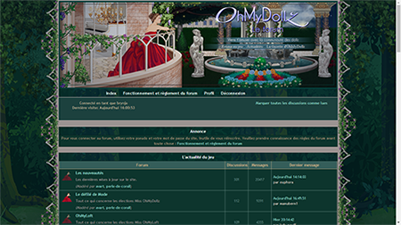 Jardin Romantique Ohmydollz 2016