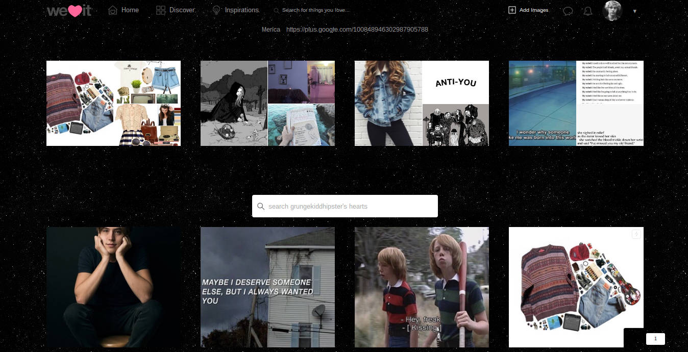 Weheartit space theme