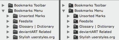 Fx3 - Bookmarks Sidebar Black Folder