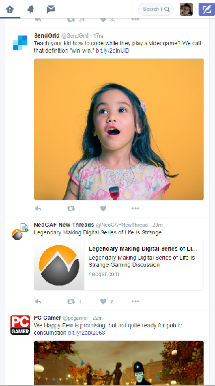 Responsive Twitter